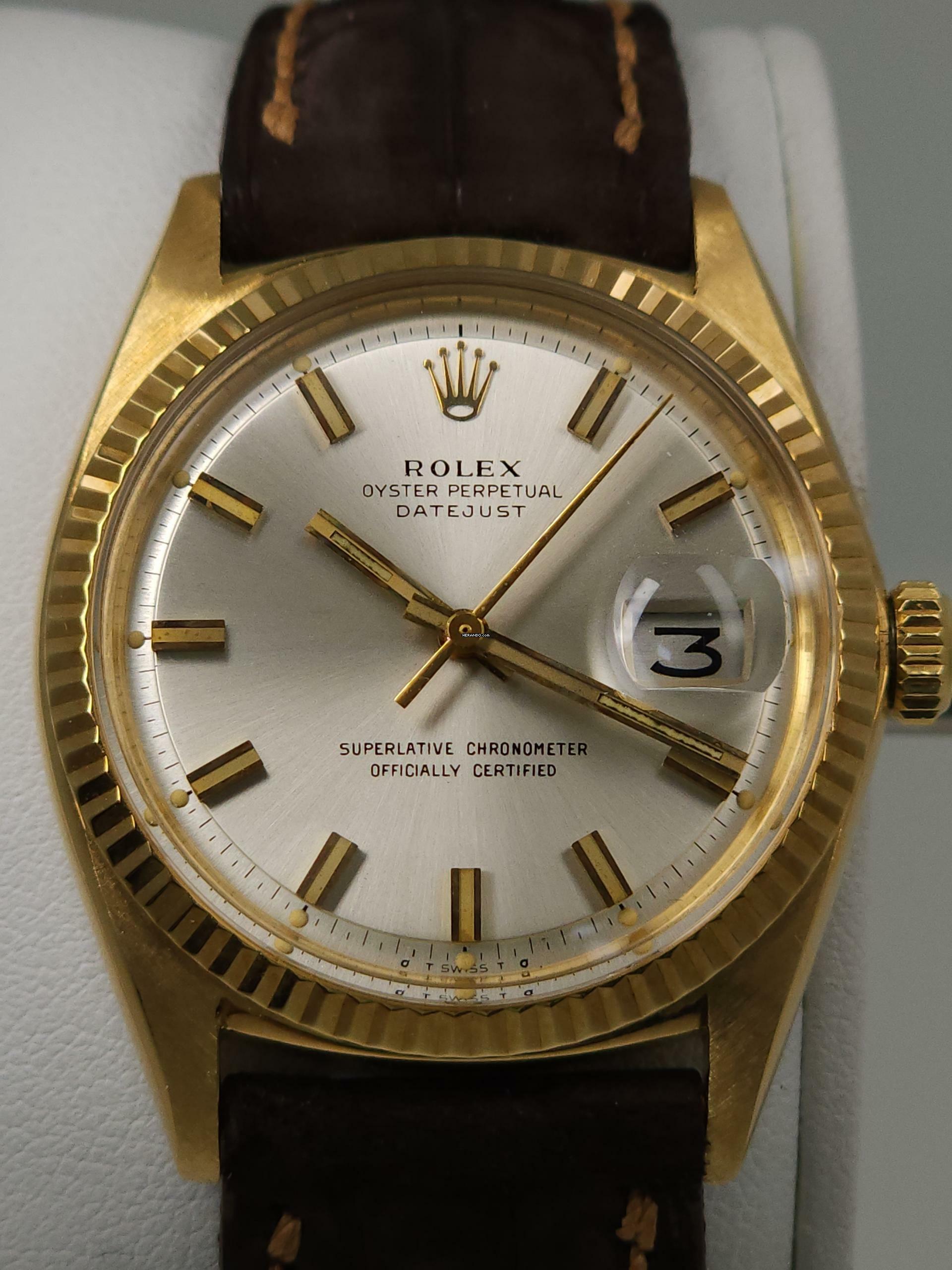  Rolex Datejust 36 18K Wide Boy Datejust 36 Wide Boy Dial 