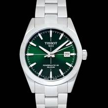 Thumbnail von Tissot Gentleman T127.407.11.091.01 - Automatic Green Dial Stainless Steel Men's Watch </h1>