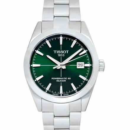  Tissot Gentleman T127.407.11.091.01 - Automatic Green Dial Stainless Steel Men's Watch </h1> 