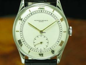 Thumbnail von Vacheron Constantin Edelstahl Handaufzug Herrenuhr / Gn 272xxx </h1>