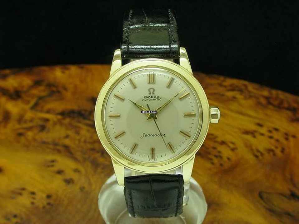 Omega Seamaster 14kt 585 Gold Automatic Herrenuhr / Ref Gx6546 / Kaliber 500 </h1> 