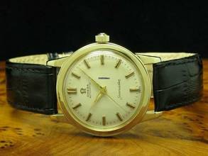 Thumbnail von Omega Seamaster 14kt 585 Gold Automatic Herrenuhr / Ref Gx6546 / Kaliber 500 </h1>