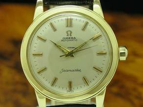 Thumbnail von Omega Seamaster 14kt 585 Gold Automatic Herrenuhr / Ref Gx6546 / Kaliber 500 </h1>