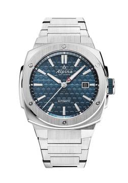  Alpina Alpiner Extreme Automatic 41 mm AL-525TB4AE6B Gehäuse Armband Stahl ZB blau neu Full Set 