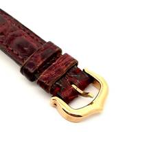 Thumbnail von Cartier VERMEIL COLISÈE Quartz 24mm GP Silver Diamond & Rubies Watch </h1>