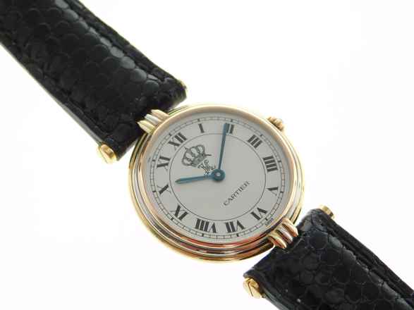  Cartier Trinity Vendome massiv 18 Karat Gold König Hussein v Jordanien Trinity Damenuhr im TOP Zustand </h1> 