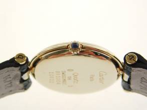 Thumbnail von Cartier Trinity Vendome massiv 18 Karat Gold König Hussein v Jordanien Trinity Damenuhr im TOP Zustand </h1>