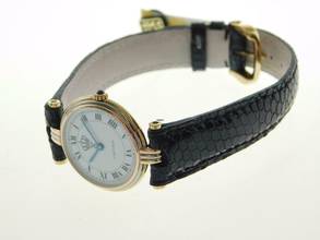 Thumbnail von Cartier Trinity Vendome massiv 18 Karat Gold König Hussein v Jordanien Trinity Damenuhr im TOP Zustand </h1>