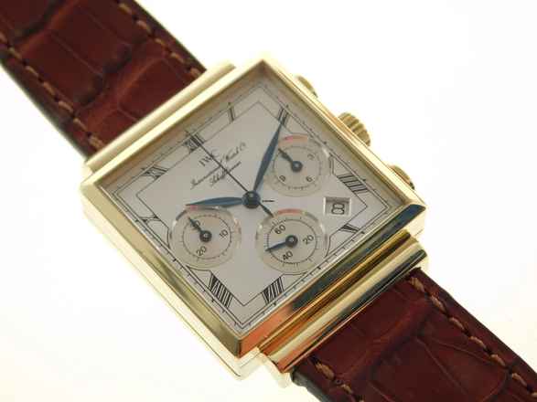  IWC Da Vinci Chronograph 3737 massiv 18 Karat Gelbgold Chrono im Top Zustand </h1> 