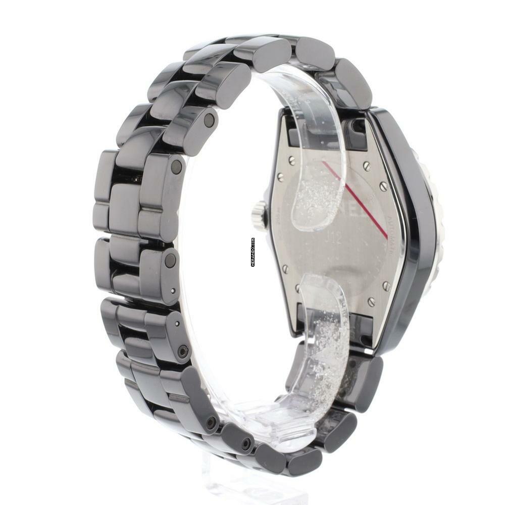 Thumbnail von Chanel J12 Black Ceramique 38MM Black Diamond Dial </h1>