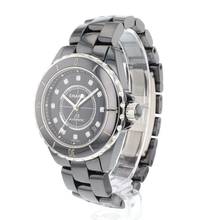 Thumbnail von Chanel J12 Black Ceramique 38MM Black Diamond Dial </h1>