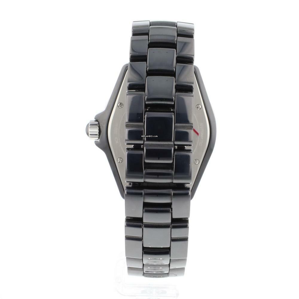 Thumbnail von Chanel J12 Black Ceramique 38MM Black Diamond Dial </h1>