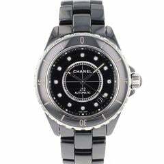 Thumbnail von Chanel J12 Black Ceramique 38MM Black Diamond Dial </h1>