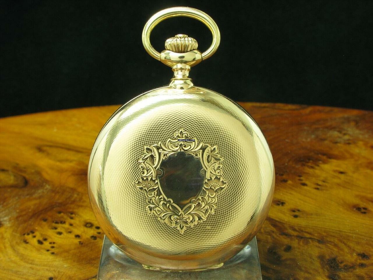 Thumbnail von Zenith 14kt 585 Rotgold Savonette Sprungdeckel Taschenuhr </h1>