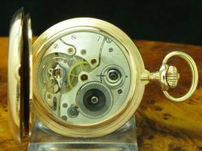 Thumbnail von Zenith 14kt 585 Rotgold Savonette Sprungdeckel Taschenuhr </h1>