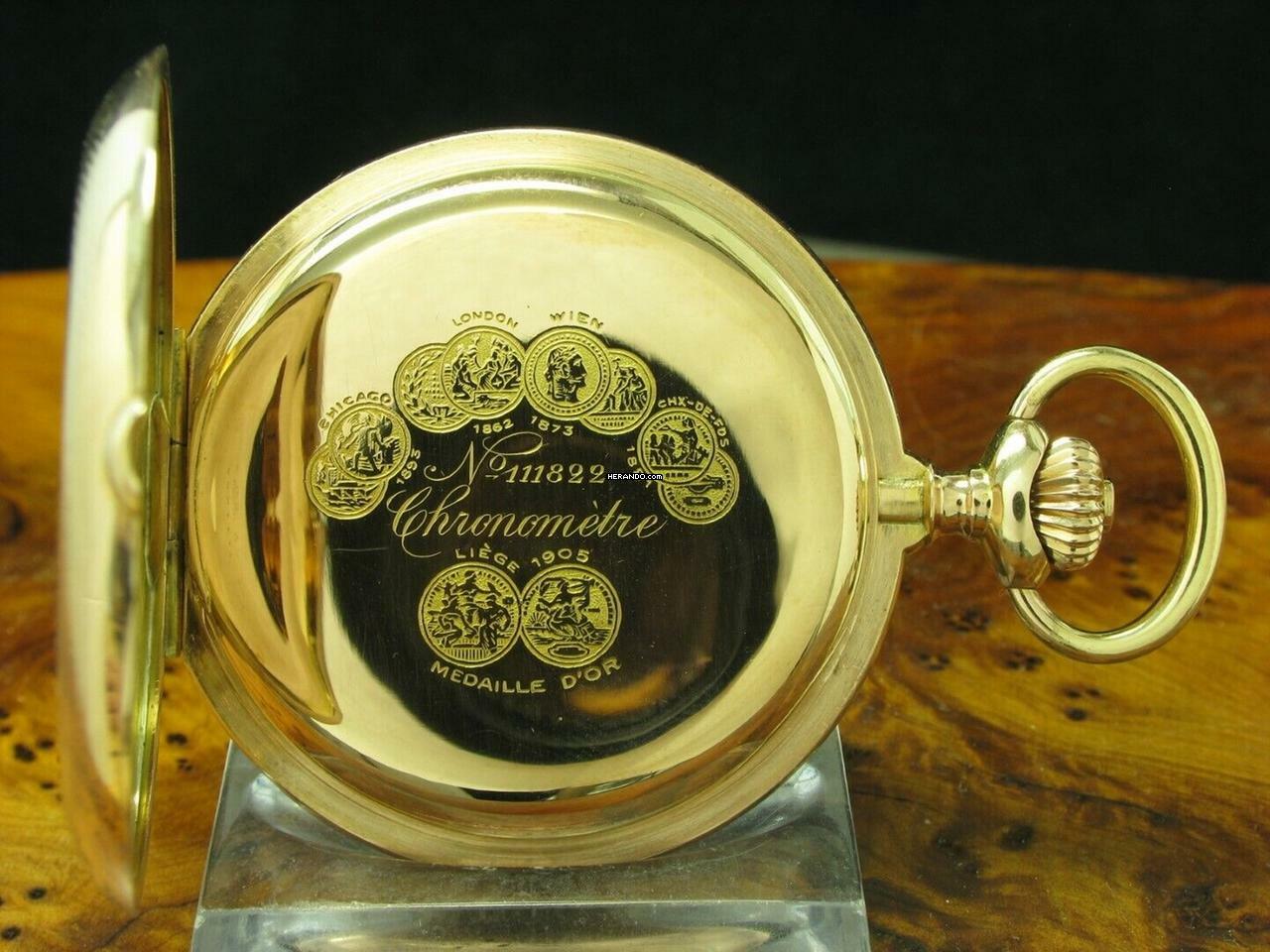 Thumbnail von Zenith 14kt 585 Rotgold Savonette Sprungdeckel Taschenuhr </h1>