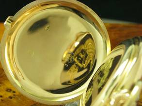 Thumbnail von Zenith 14kt 585 Rotgold Savonette Sprungdeckel Taschenuhr </h1>