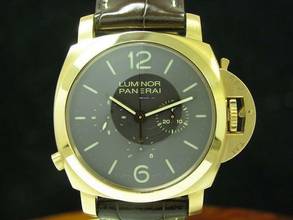 Thumbnail von Panerai Luminor 1950 Monopulsante 8 Days 18kt 750 Gold Herrenuhr / Ref Pam00344 </h1>