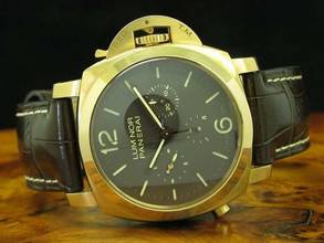 Thumbnail von Panerai Luminor 1950 Monopulsante 8 Days 18kt 750 Gold Herrenuhr / Ref Pam00344 </h1>