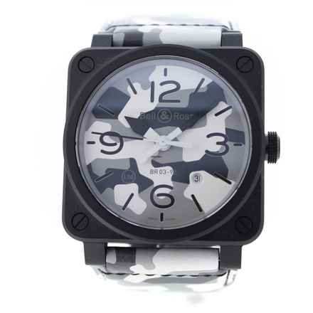  Bell & Ross BR 03-92 Ceramic WHITE CAMO LIMITED EDITION BR0392-CG-CE/SCA 