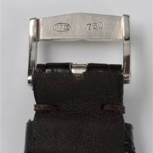 Thumbnail von Patek Philippe Calatrava Date 3445 Oversize silver dial white gold 18KT Automatic 1966's </h1>