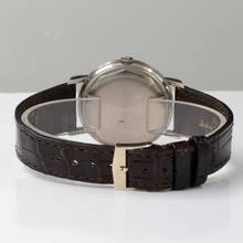 Thumbnail von Patek Philippe Calatrava Date 3445 Oversize silver dial white gold 18KT Automatic 1966's </h1>