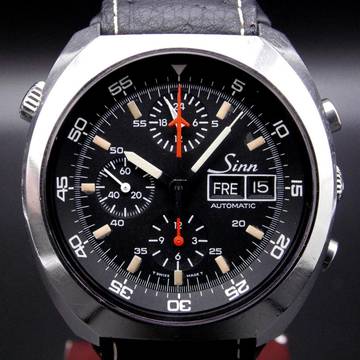  Sinn 140/142 Der Weltraumchronograph T-Kennung Innenliegender Fliegerdrehring 