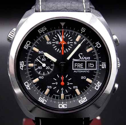  Sinn 140/142 Der Weltraumchronograph T-Kennung Innenliegender Fliegerdrehring 