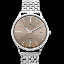 Thumbnail von Hamilton Jazzmaster Thinline H38525121 - Jazzmaster Thinline Automatic Brown Dial Men's Watch </h1>