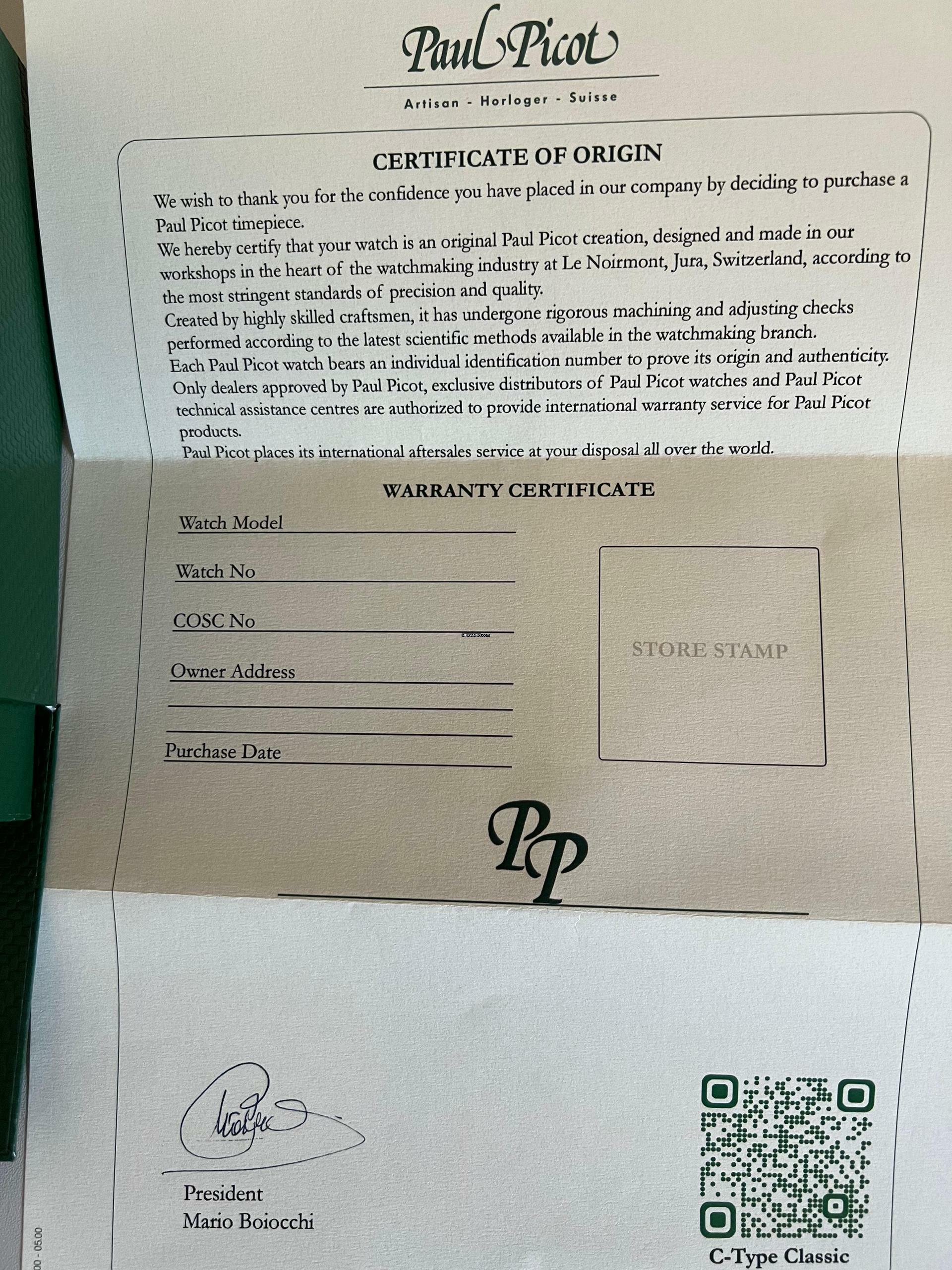 Thumbnail von Paul Picot C-Type 43 mm Plongeur Date Fabrikneu Sofort Lieferbar