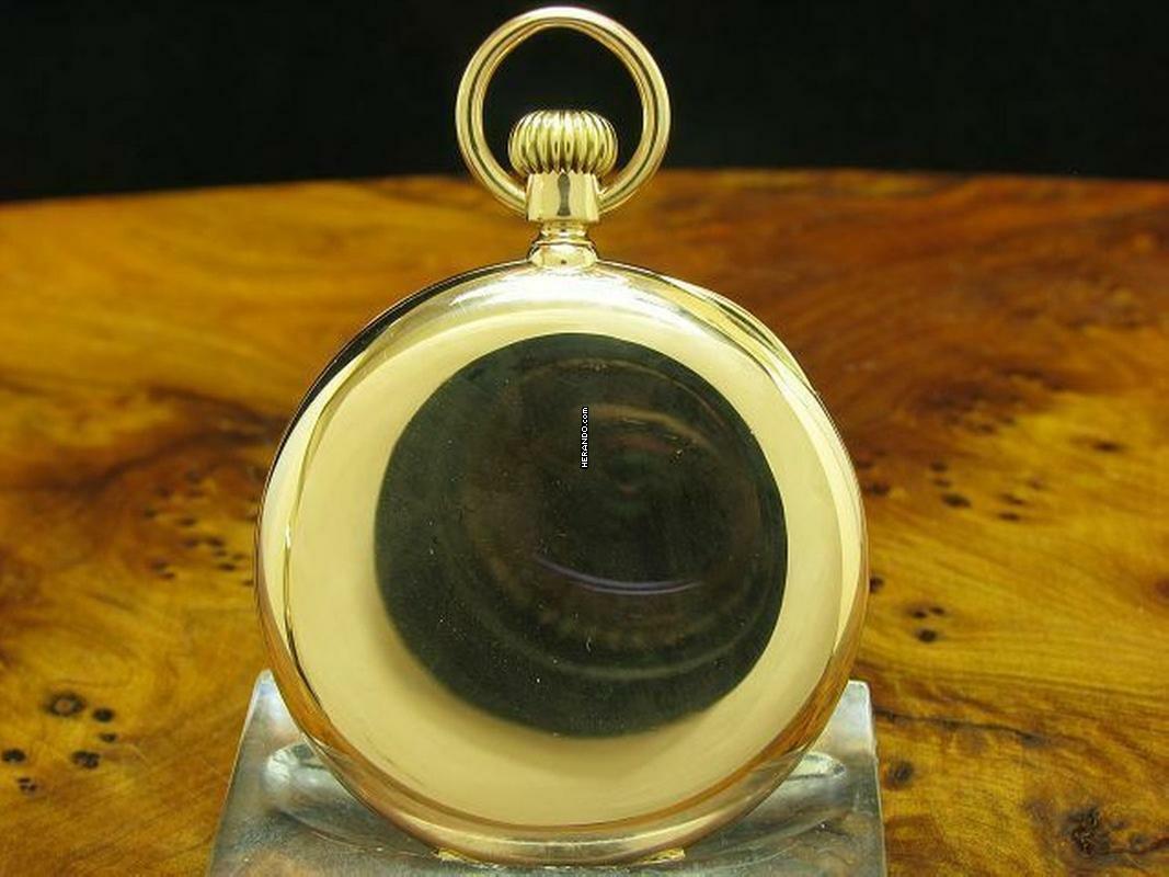 Thumbnail von Tiffany & Co. 18kt 750 Gold Open Face Taschenuhr Von Ca. 1894 / Kaliber 17 </h1>