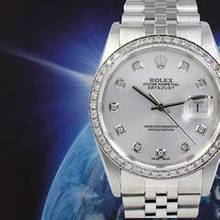 Thumbnail von Rolex Datejust 36 16234 Silver Diamonds Dial & After Diamonds Bezel - Full Set 36mm </h1>