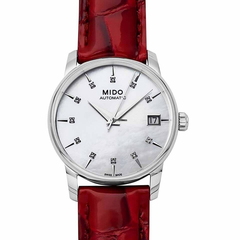  Mido M007.207.16.106.00 - Baroncelli III Automatic Mother of pearl Dial Stainless Steel Ladies </h1> 