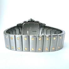 Thumbnail von Cartier Santos Galbée 29mm Quartz 2 Tone 0.94TCW Diamond Watch NEW Model </h1>