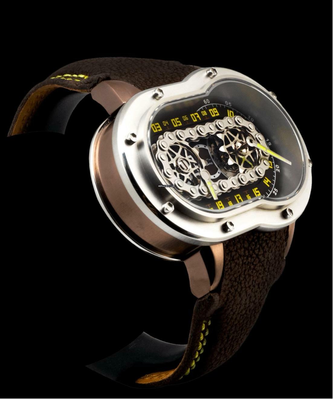 Azimuth Crazy Rider Brown Titanium Bezel IP
