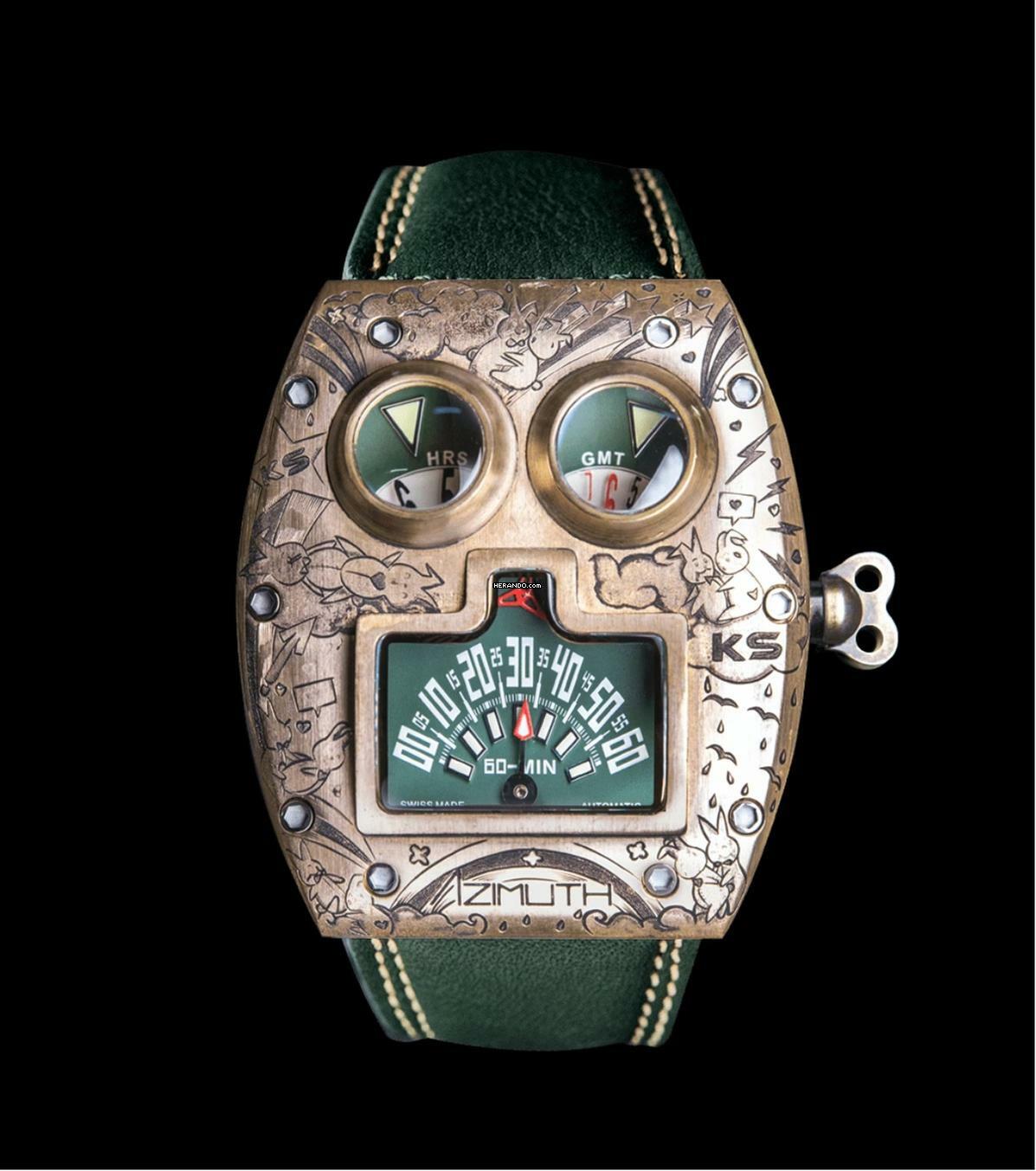 Azimuth Mr. Roboto Bronzo Piece Unique (Beispiele Example)