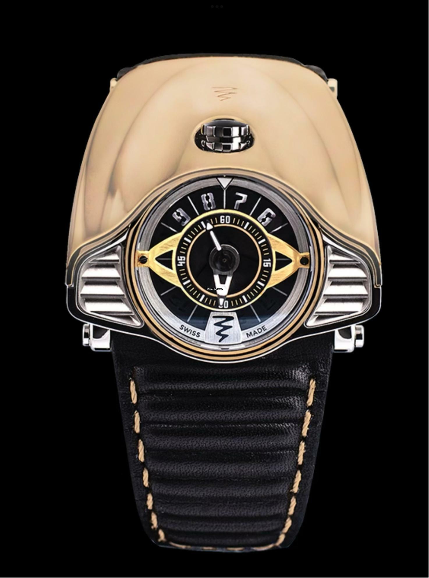 Azimuth Gran Turismo steel PVD Gold Top
