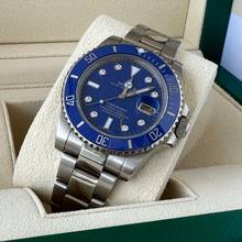 Thumbnail von Rolex Submariner Date 116619LB diamond dial 2016 Eu blau blue diamant TOP </h1>