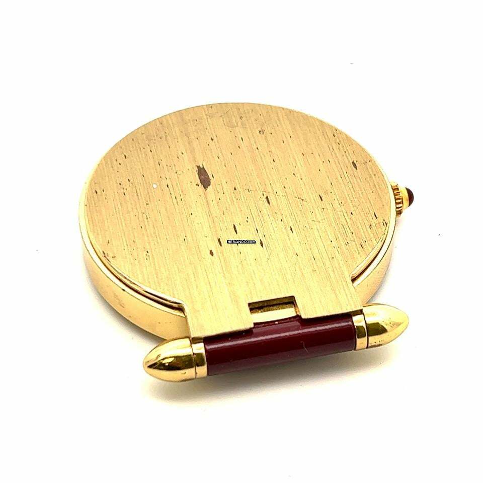 Thumbnail von Cartier Quartz 53mm 18K Yellow Gold Clock Watch </h1>