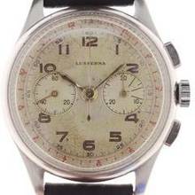 Thumbnail von Lusserna Gents manual wind Wristwatch Chronograph </h1>