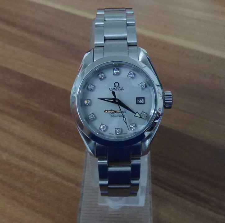  Omega Seamaster Aqua Terra Lady Perlmutt / Diamanten </h1> 