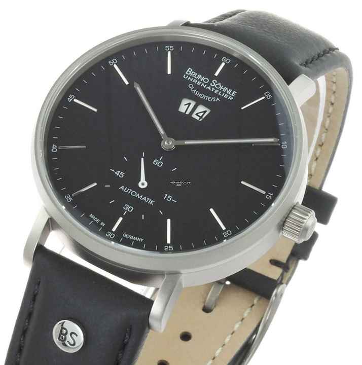  Bruno Söhnle 17-12193-741 Herren Uhr Automatik Frankfurt II Titan Neu OVP 
