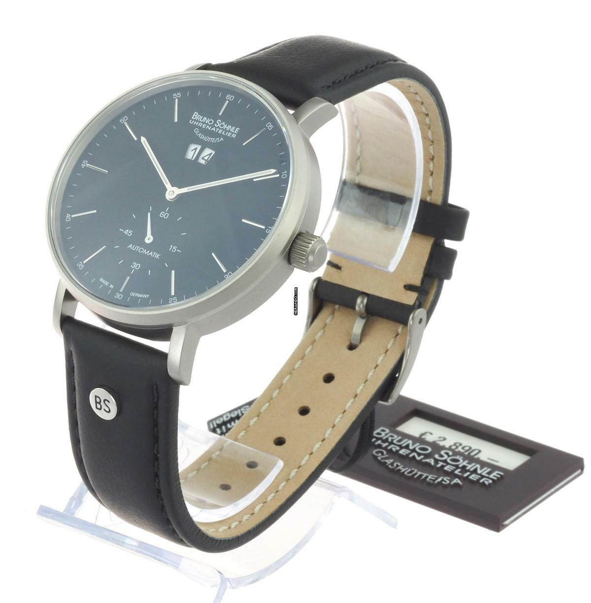 Thumbnail von Bruno Söhnle 17-12193-741 Herren Uhr Automatik Frankfurt II Titan Neu OVP