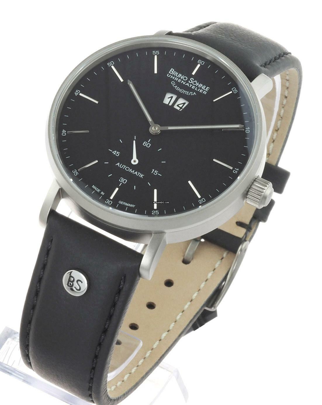 Thumbnail von Bruno Söhnle 17-12193-741 Herren Uhr Automatik Frankfurt II Titan Neu OVP