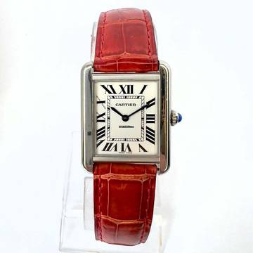  Cartier Tank Solo Quartz 24mm Steel Watch </h1> 