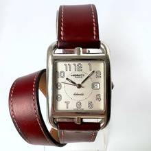 Thumbnail von Hermès Cape Cod Automatic 29mm Steel Watch Double Tour Band </h1>