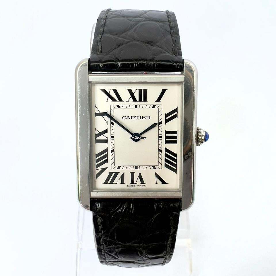  Cartier Tank Solo Quartz 27mm Steel Watch </h1> 