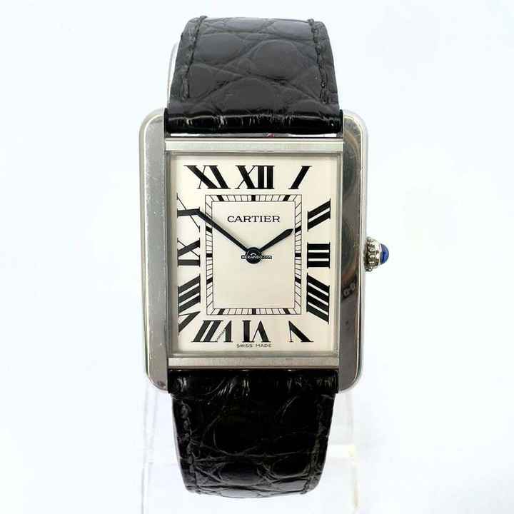  Cartier Tank Solo Quartz 27mm Steel Watch </h1> 
