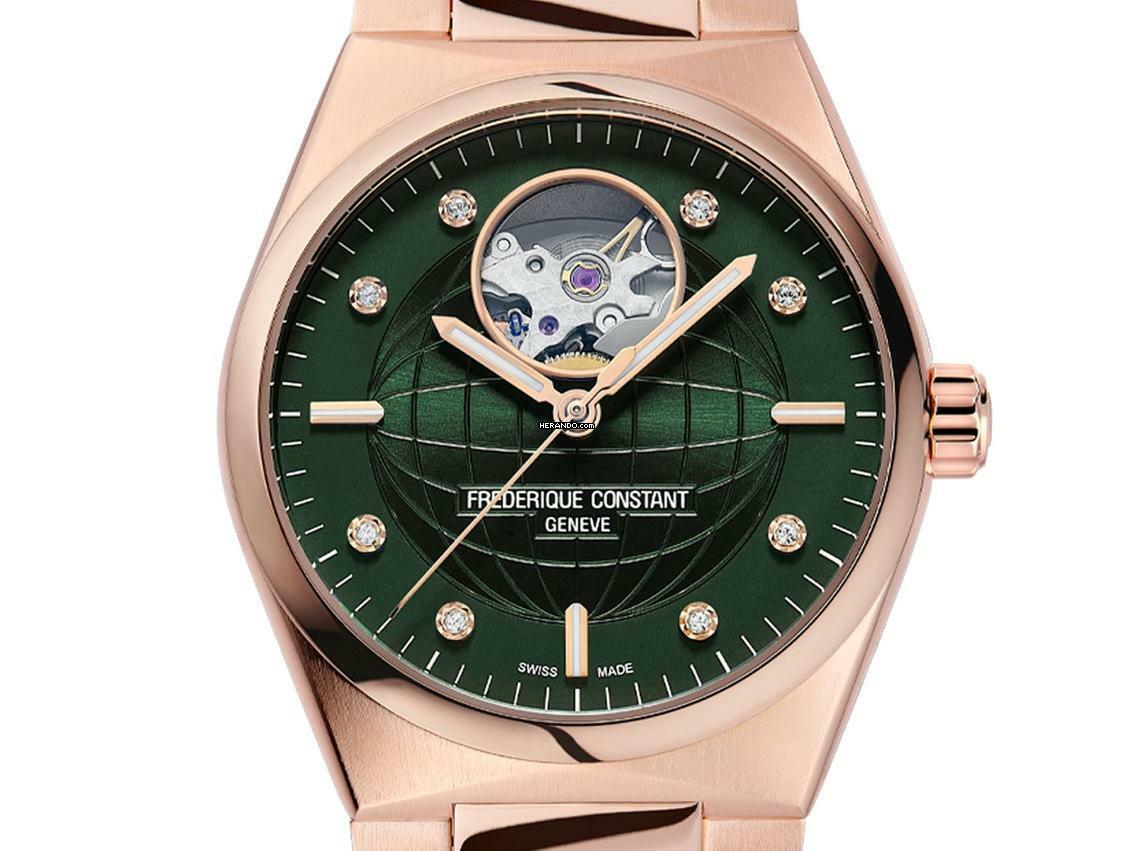  Frederique Constant Ladies Automatic Heart Beat Highlife Ladies Heart Beat Ref.FC-310MPGRD2NH4B Full Set Neu 