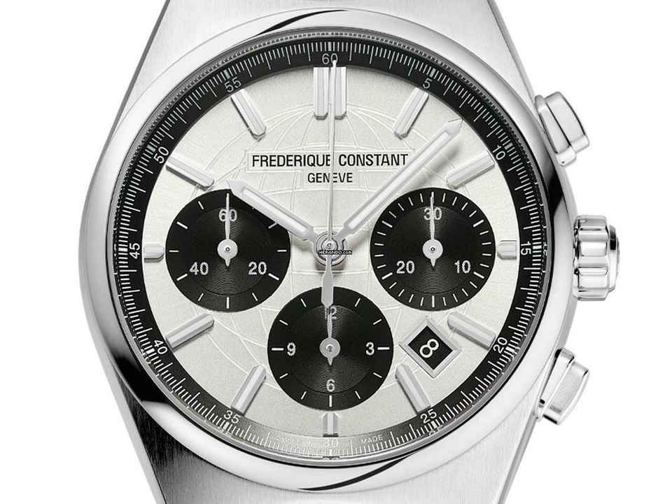  Frederique Constant Highlife Chronograph Stahl Automatik Armband Stahl Limitiert 41mm Ref.FC-391SB4NH6B Box&Pap. Full Set Neu 